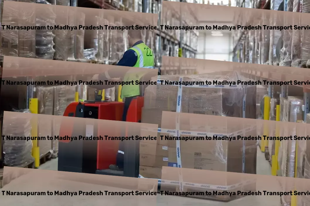 T Narasapuram to Madhya Pradesh Luggage Courier The art and science of traveling refined. - Specialized freight delivery